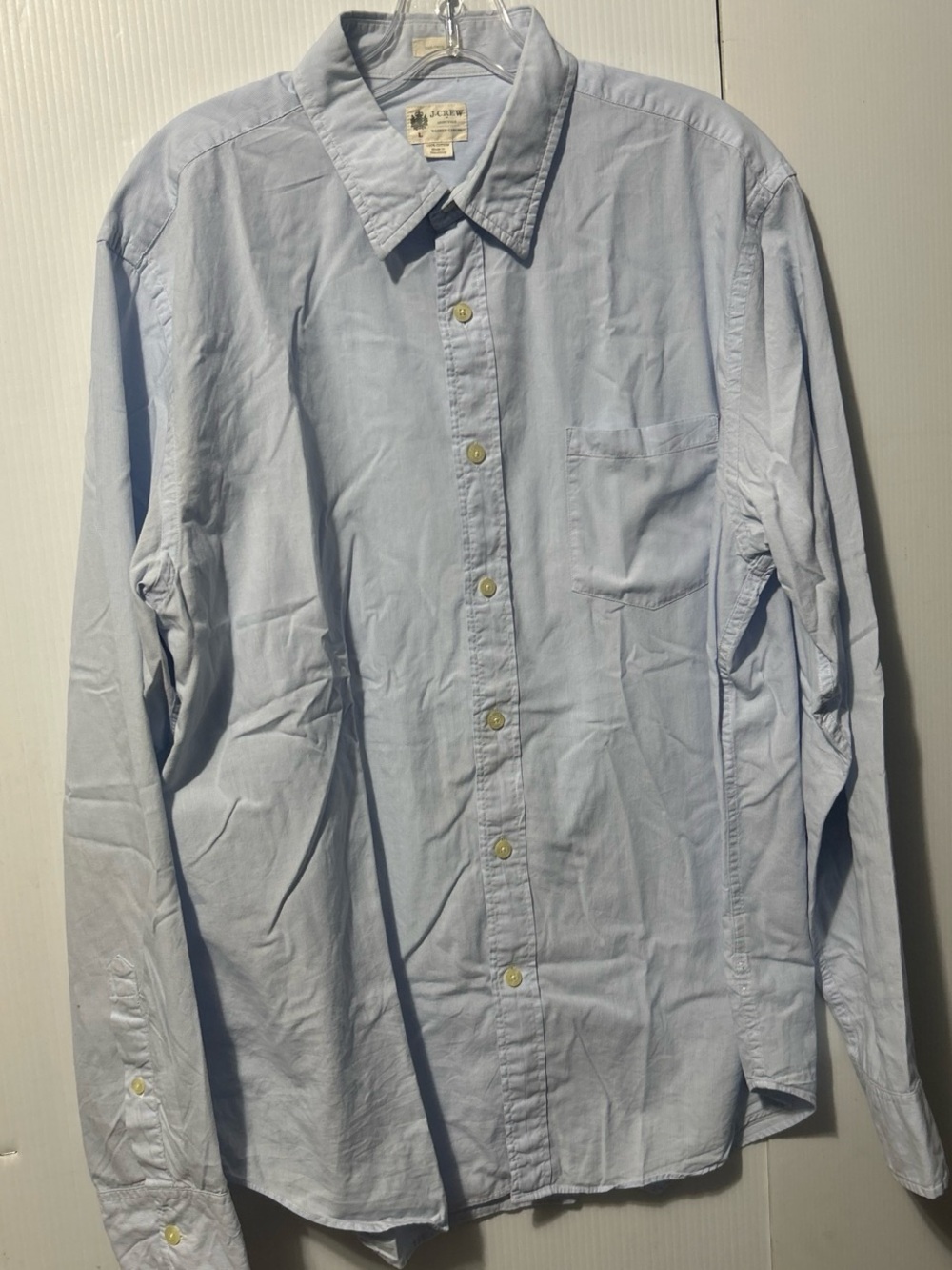 J. Crew Pale Blue Casual Button-Down Shirt